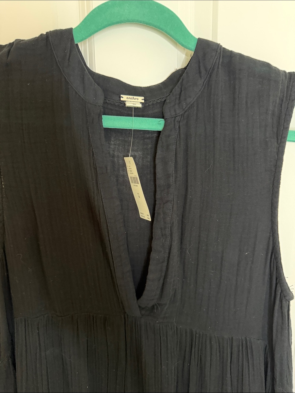 Anthropologie “Kallie” Sleeveless Black Dress - Picture 7 of 8